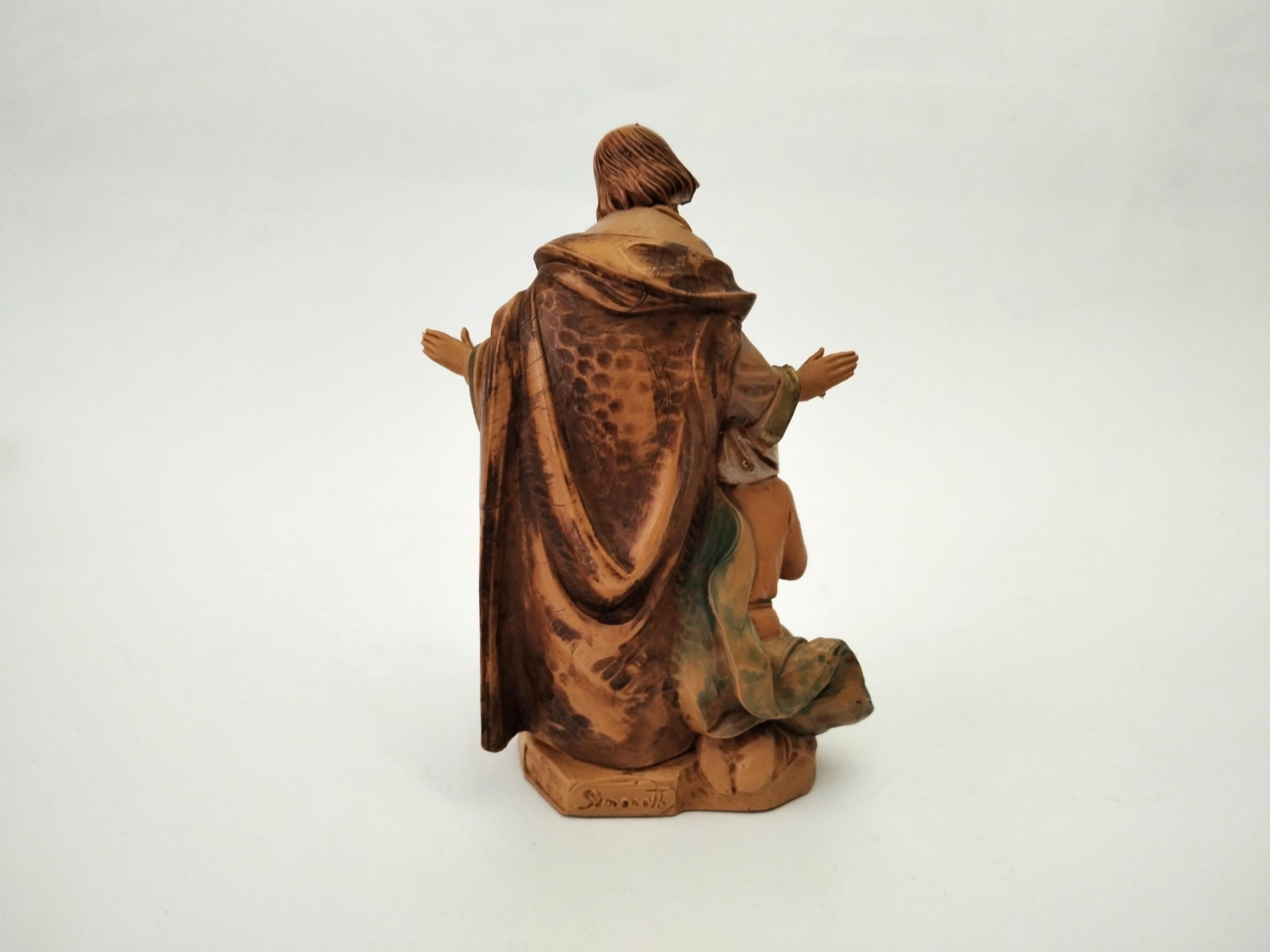 Holy Family Figure by Simonetti From Italy Circa 1980 Joseph Mary
