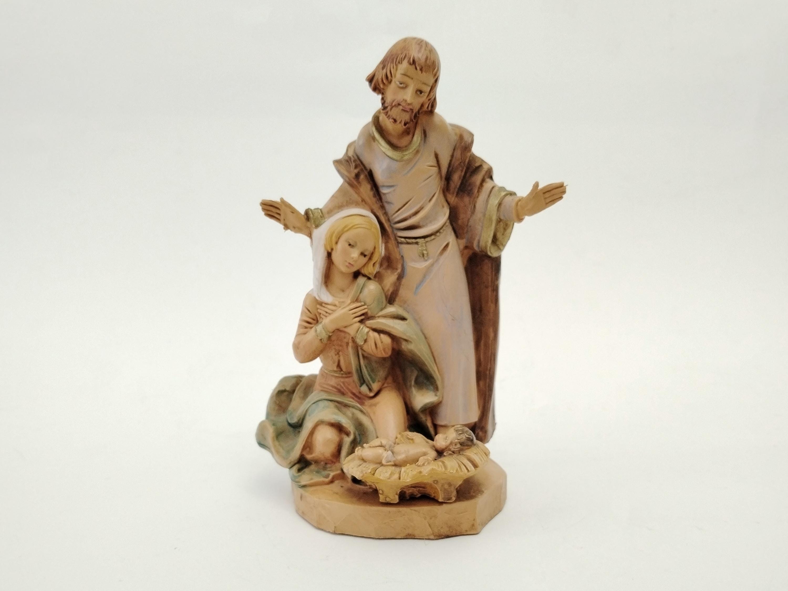 Holy Family Figure by Simonetti From Italy Circa 1980 Joseph Mary