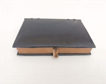 Small vintage faux book box secret storage from the 1960s