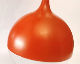 Ikea Väster Orange Space Age Pendant Light Circa 1990 Orange