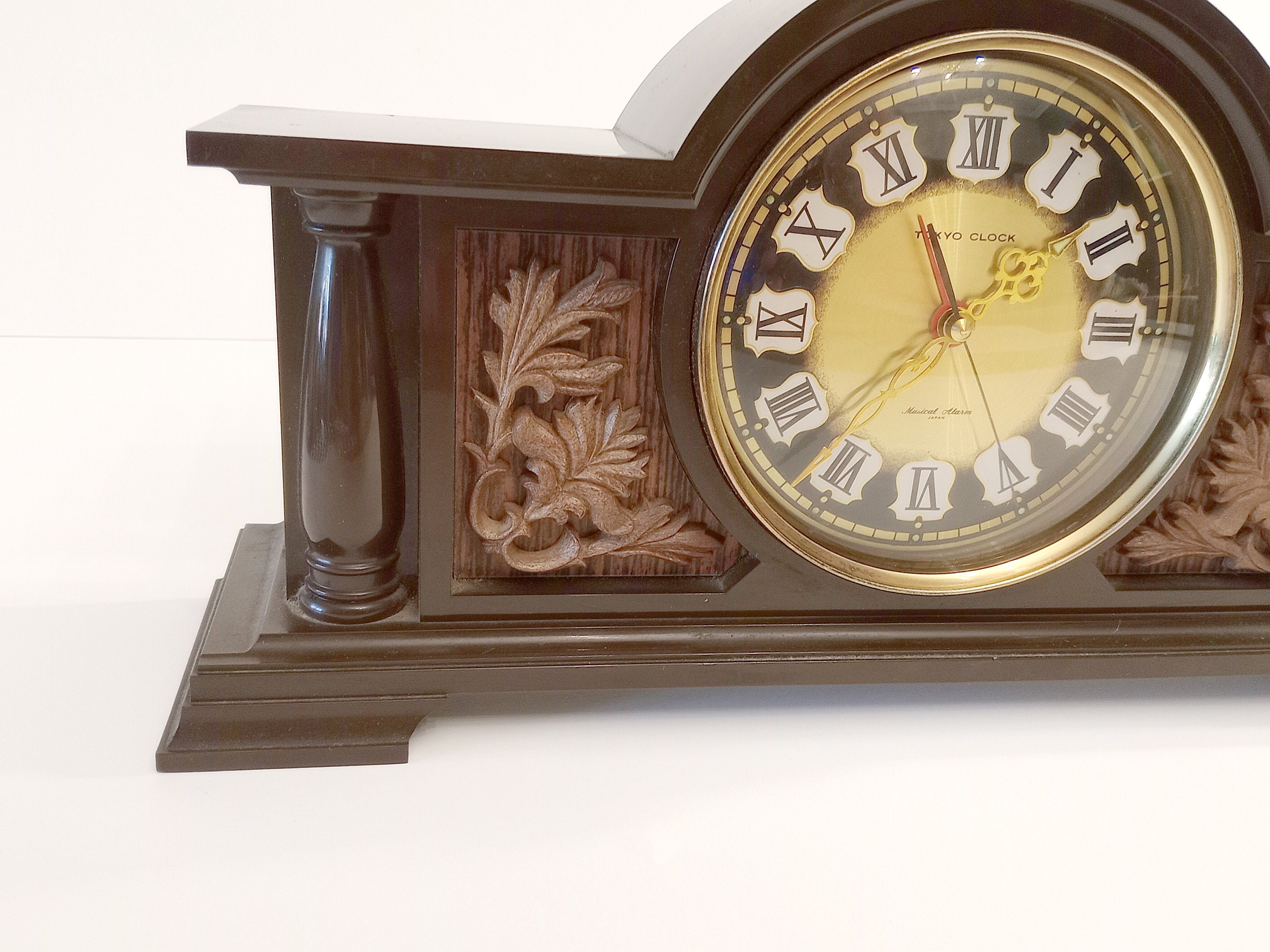 Vintage Tokyo Clock #4109 Alarm Clock Japan Circa 1960 Large