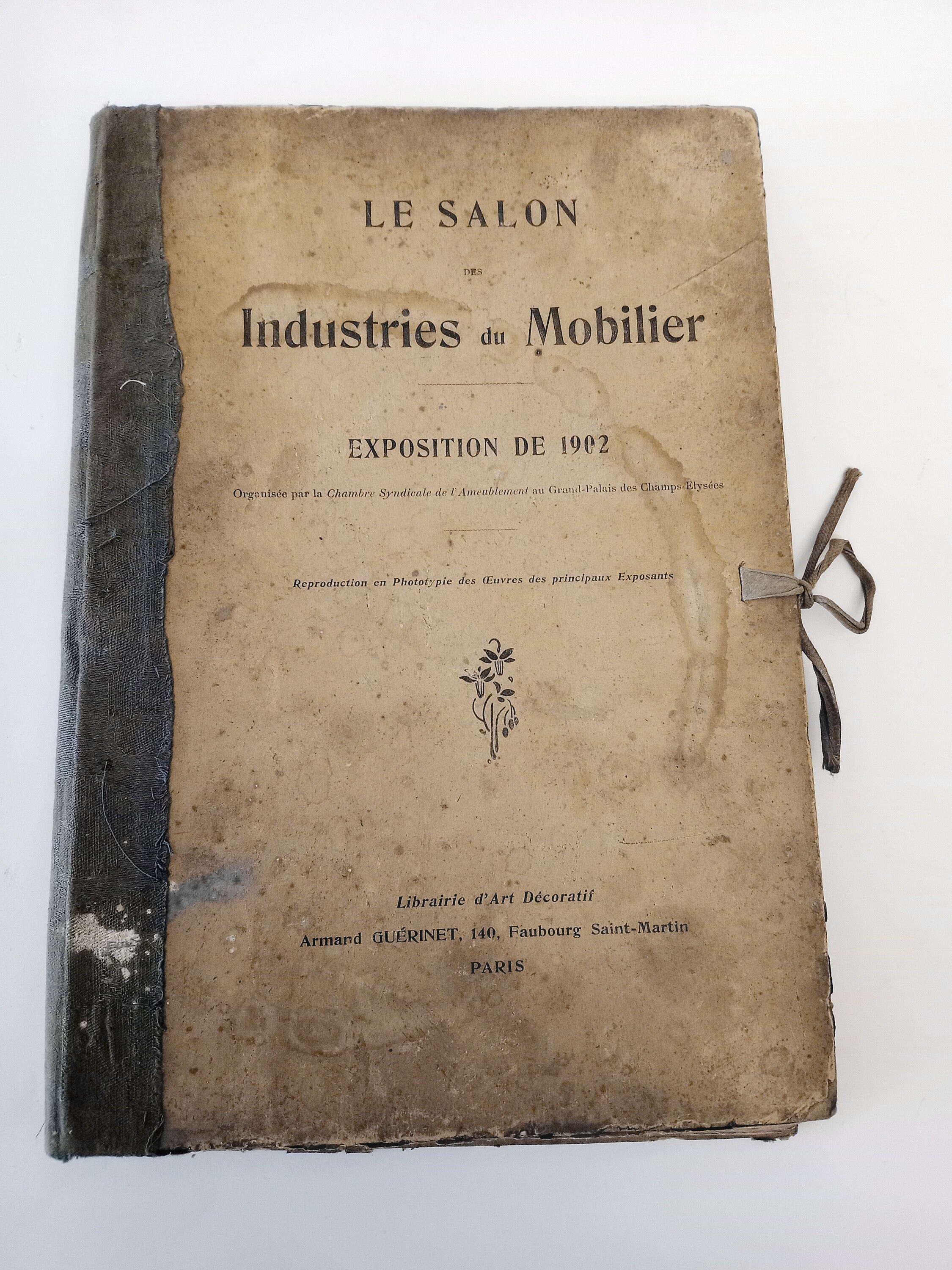 Rare Antique French Book From Le Salon Des Industries Du Mobilier