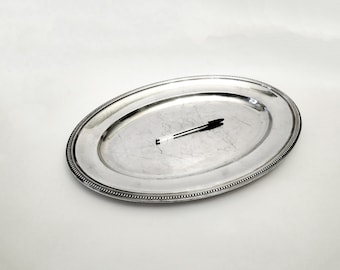 Plat argenté vintage 1975 Christofle collection Gallia