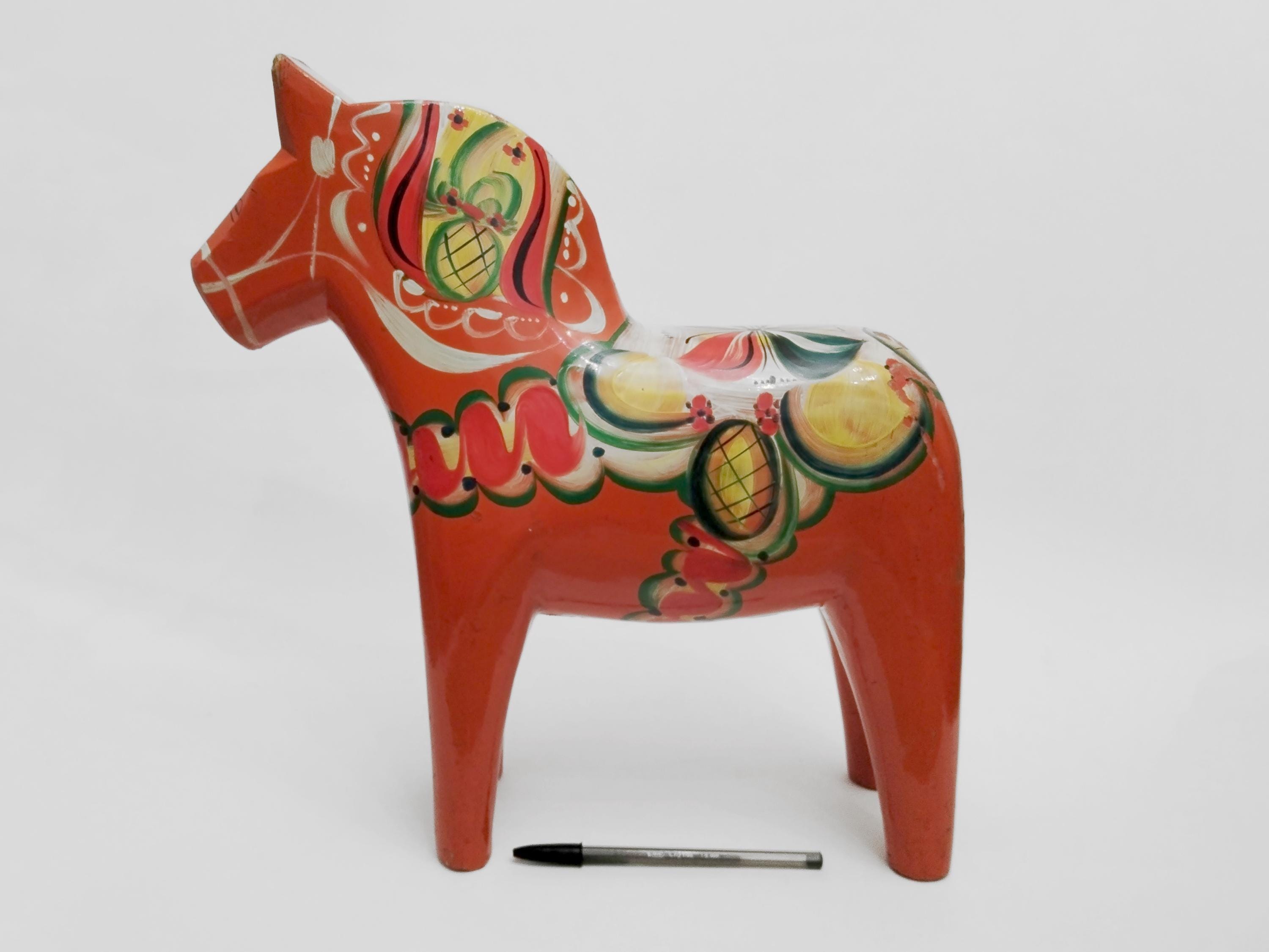 Dala Horse Original XXL Nils Olsson Hemslöjd Red Dala Horse From