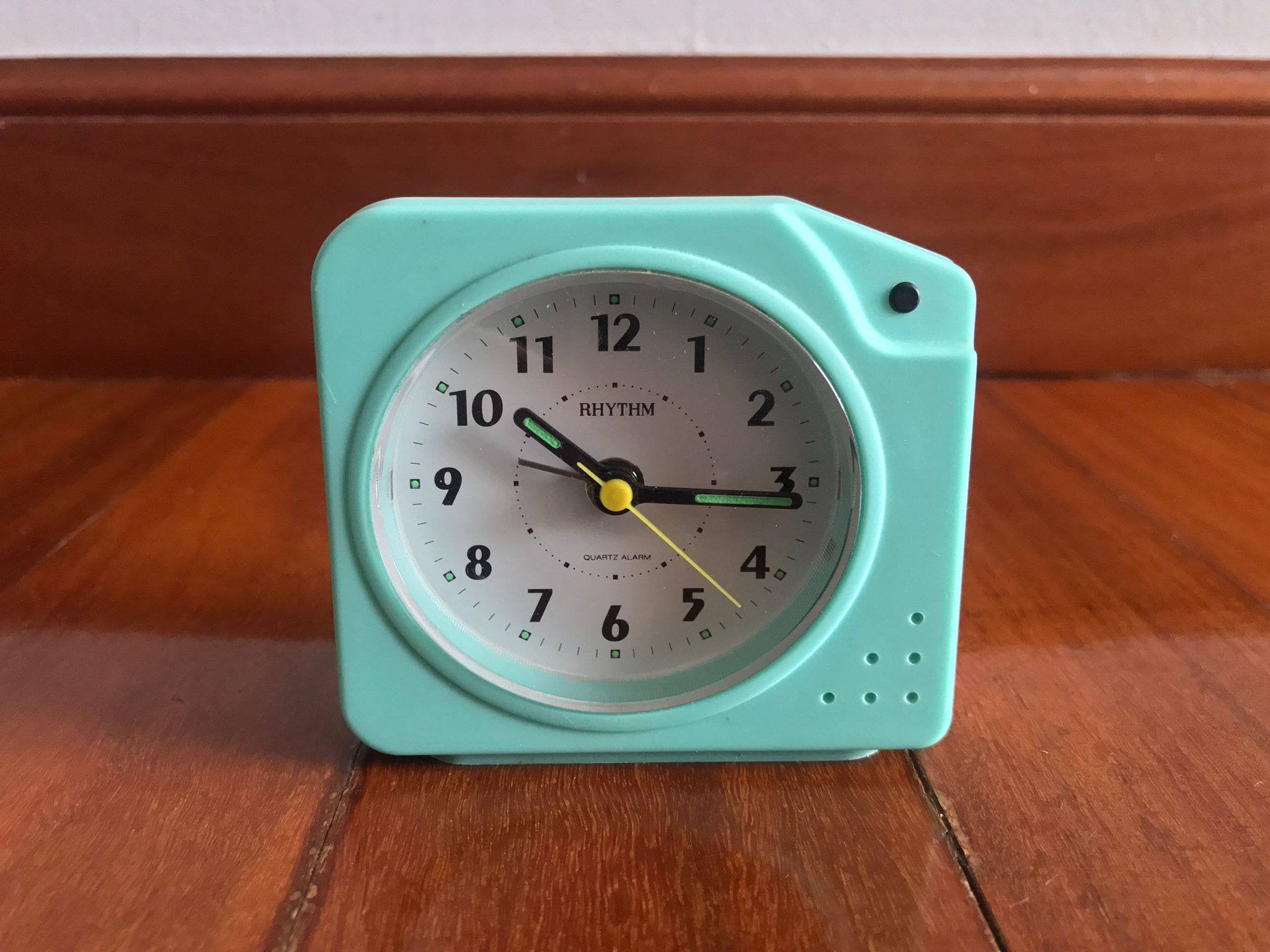 Rhythm alarm clock made in Japan space age and futuristic Etsy
