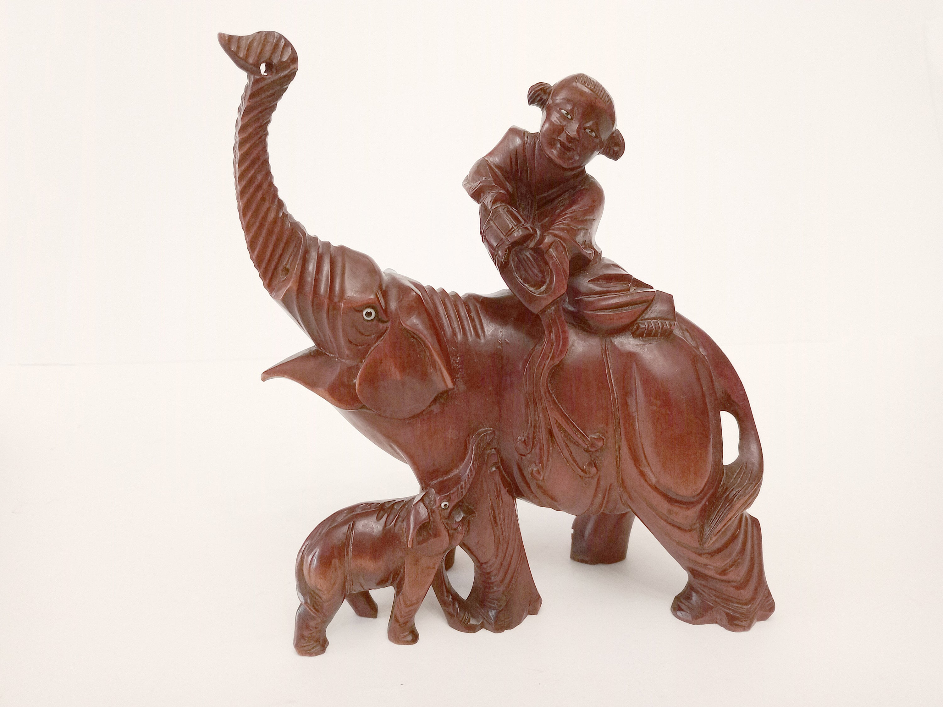 アンリ人形 ANRI 木彫彩色 “Riding the elephant” アンリ人形 ANRI 木彫彩色 “Riding the elephant” Rare vintage