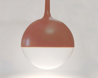 Ikea Väster Orange Space Age Pendant Light Circa 1990 Orange