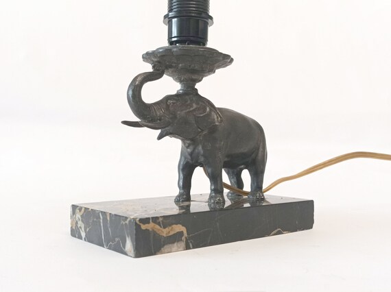 Small elephant sale lamp