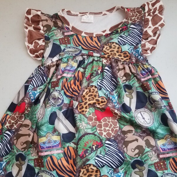 Vestido de reino animal inspirado en las niñas
