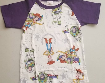 Kid's Toy Story Inspired Raglan Shirt