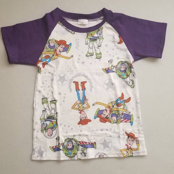 Kid's Toy Story Inspired Raglan Shirt