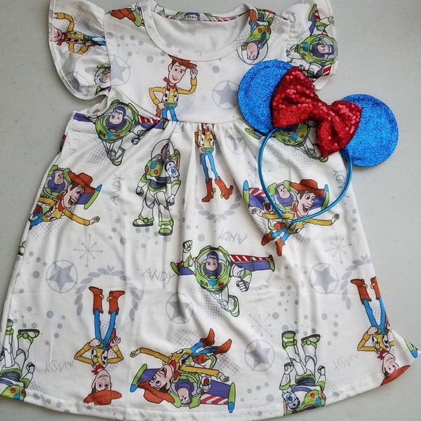 Girls' Toy Story Inspired Pearl Dress