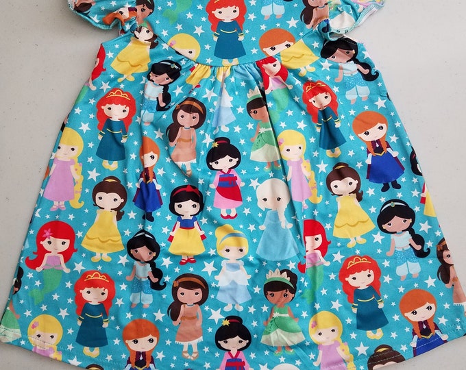 Girls Disney Princess Dress Etsy