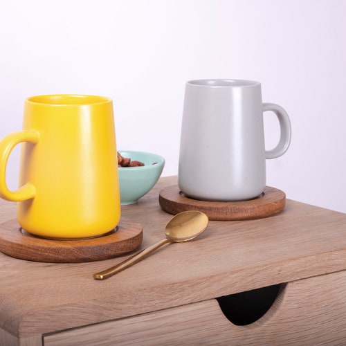 Tall Nordic Style Ceramic Coffee Mug