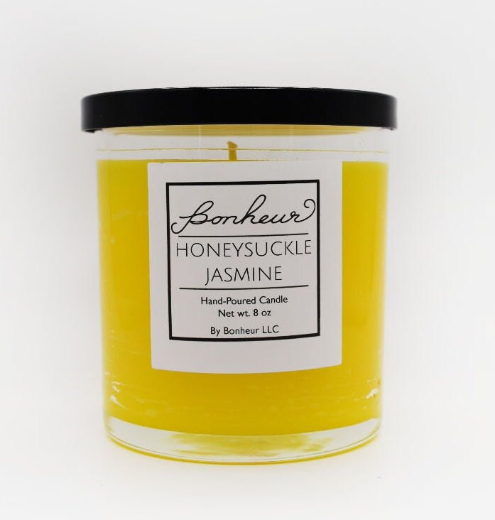 Honeysuckle Jasmine Candle Etsy Israel