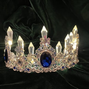Light up LED  queen tiara crown multiple choices Christmas, New Year’s Eve, Birthday