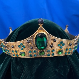 6 pointed baronial coronet,hinged crown  customized,  personalized, custom colors