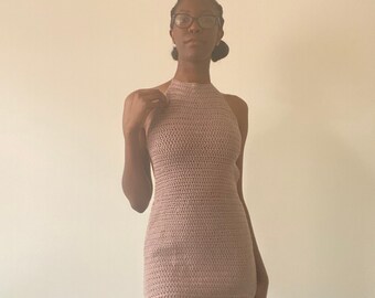 crochet halter dress pattern free