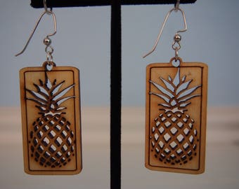 Pineapple Cutout Earrings