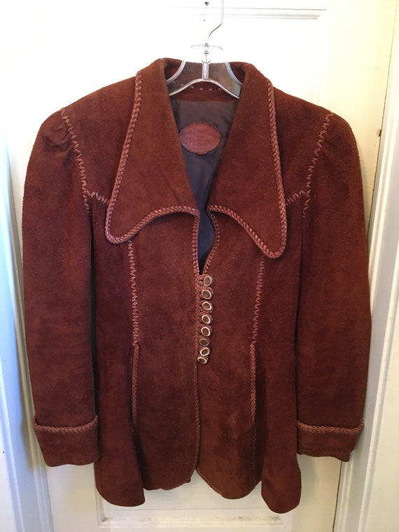 Vintage 1970s Women's North Beach Leather jacket S