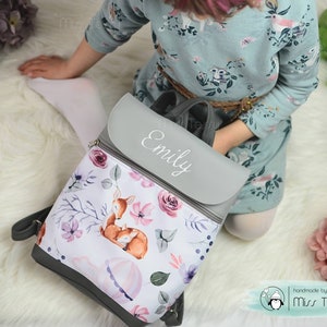 Backpack for Kids deer | kitarucksack | artificial leather | waterproof Toddler Nursery Backpack | Mini Childrens Backpack for girls