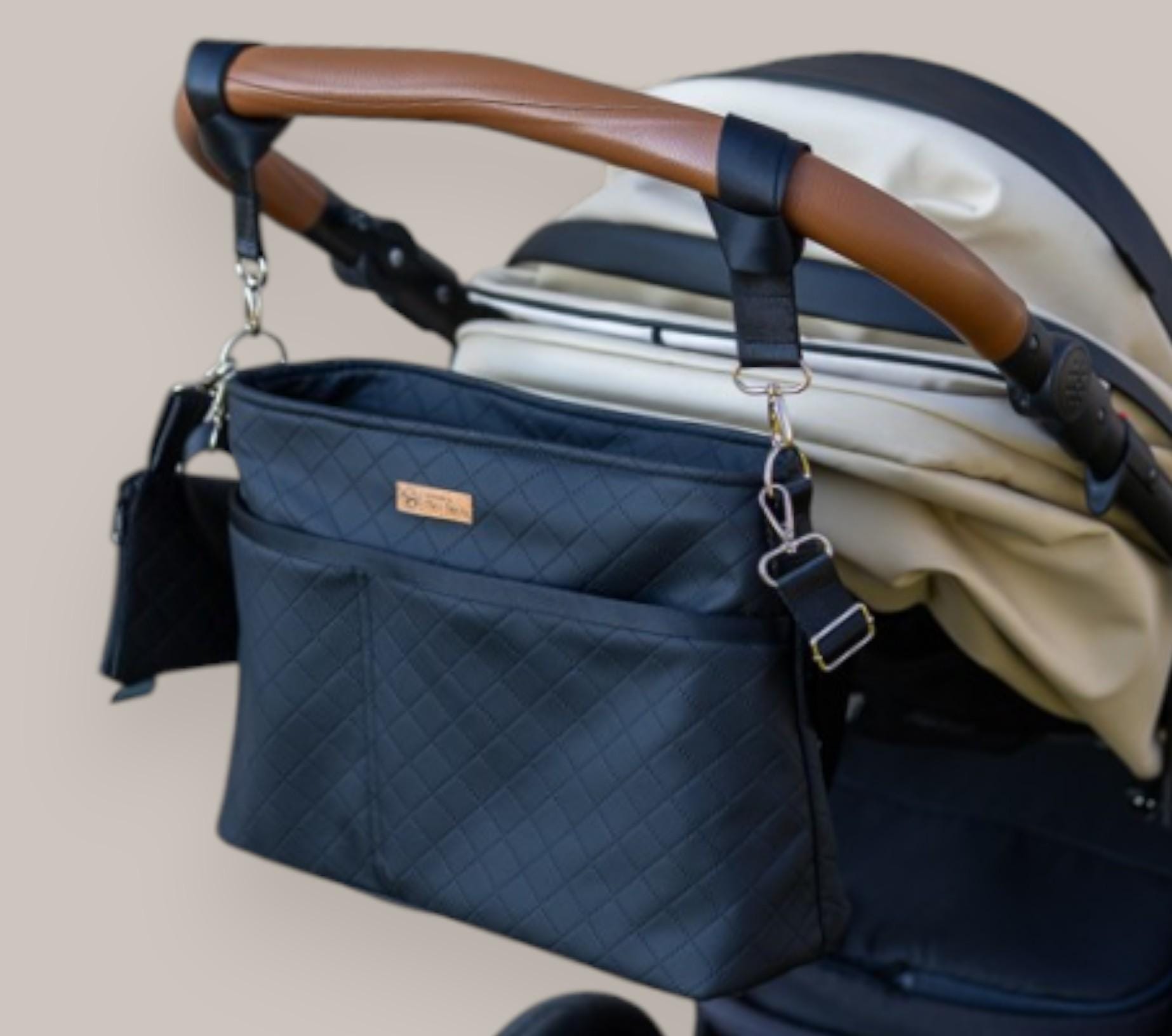 SONARIN Borsa Fasciatoio Per Neonato - Impermeabile, Grande, Con Tasca Isolante E Borsa Ciuccio - Foto 2