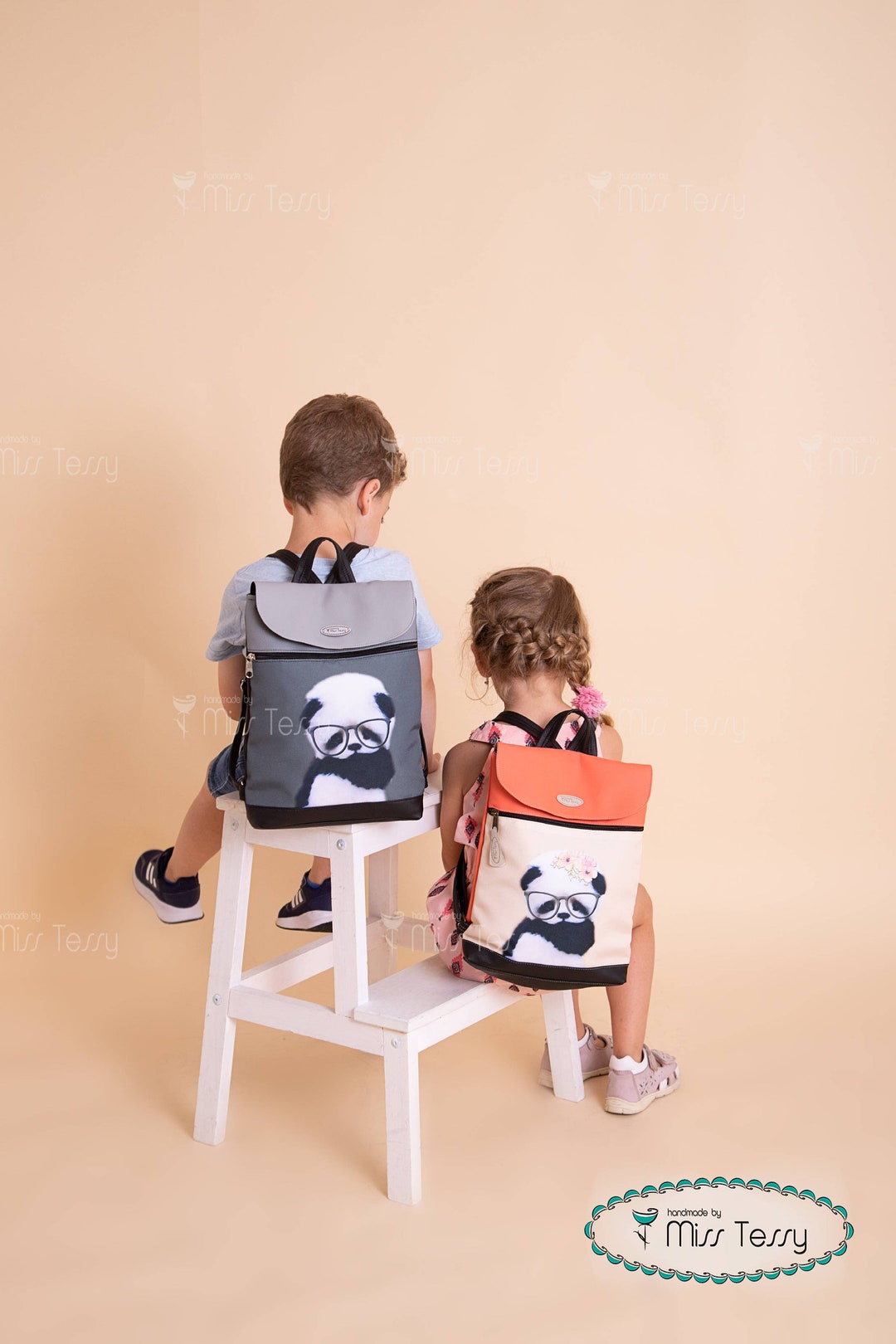 Zaino per bambini Unicorno con stelle Borsa scuola materna
