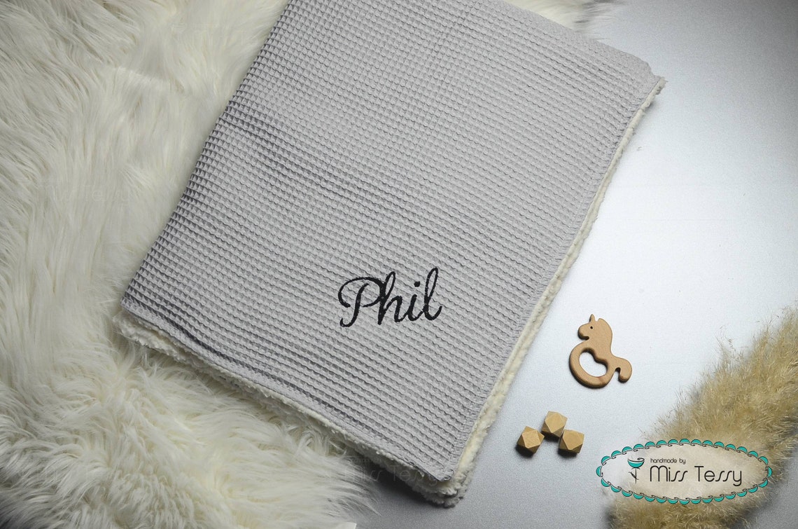 Personalized Winter Baby Blanket Cuddly Blanket stroller Etsy