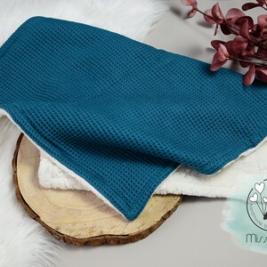 Personalized Winter Baby Blanket  petrol | Cuddly Blanket | personalize baby blanket | babydecke mit namen | babydecke winter kuscheldecke