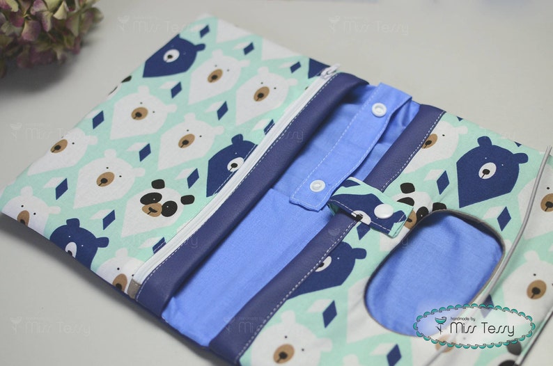 baby boy diaper clutch baby baby diaper bag mint bear nappy bag gift for new mom baby diaper bag nappy wallet diaper clutch