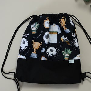 sac à cordon pour enfants football | sac de rentrée imperméable | sac de sport | sac de bain | sac de sport | Sac à cordon personnalisé | Brodé
