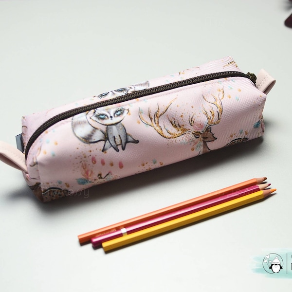 pencil case | feather bag | personalized pencil case  | sloppy case | wasserdicht | zipper | pen folder | gift for kids | with name