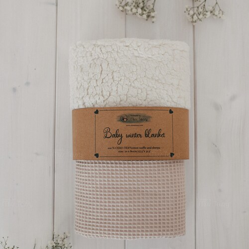 Personalized Winter Baby Blanket Cuddly Blanket Stroller Etsy