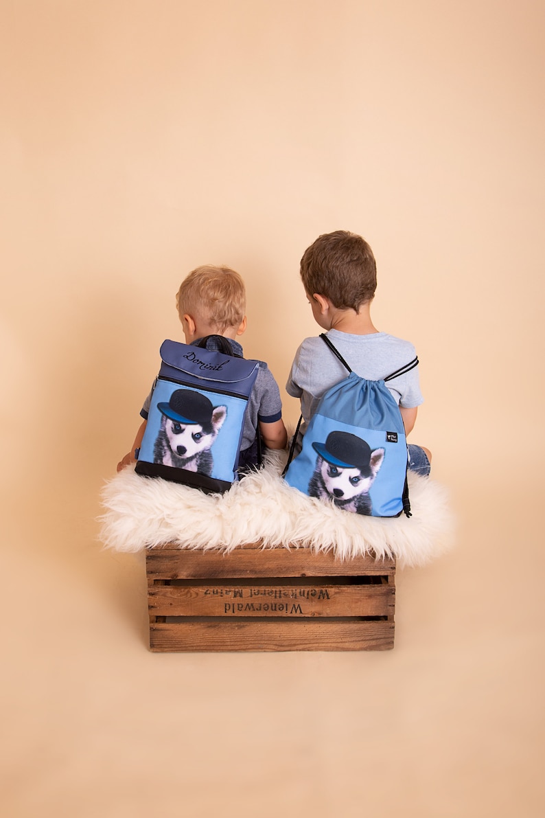 Husky Tessy Backpack backpack for boys child backpack kids backpack blue children's backpack kinderrucksack kidbag pre-school image 1