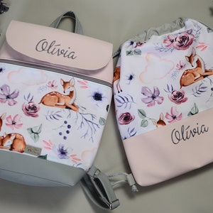 Tessy toddler backpack | Cuties kids backpack | children backpack | kitarucksack | toddler backpack | Deer Backpack | Kindergarten rucksack