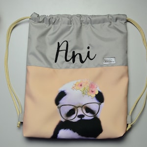 Personalized kids drawstring bag for girls | waterproof toddler bag | gymnastic bag | kids backpack |  Drawstring Bag Embroidered | kids bag