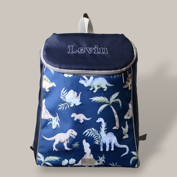 Kids Bag personalized dino | Toddler Backpack waterproof |  Kids Nursery bag | Children Pre School rucksack | School Bag | zippered Backpack