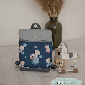 Kindergarten rucksack | kinderrucksack | Rucksack für Jungen | Tessy rucksack | Tessy backpacks cuties series | Panda rucksack für Kinder