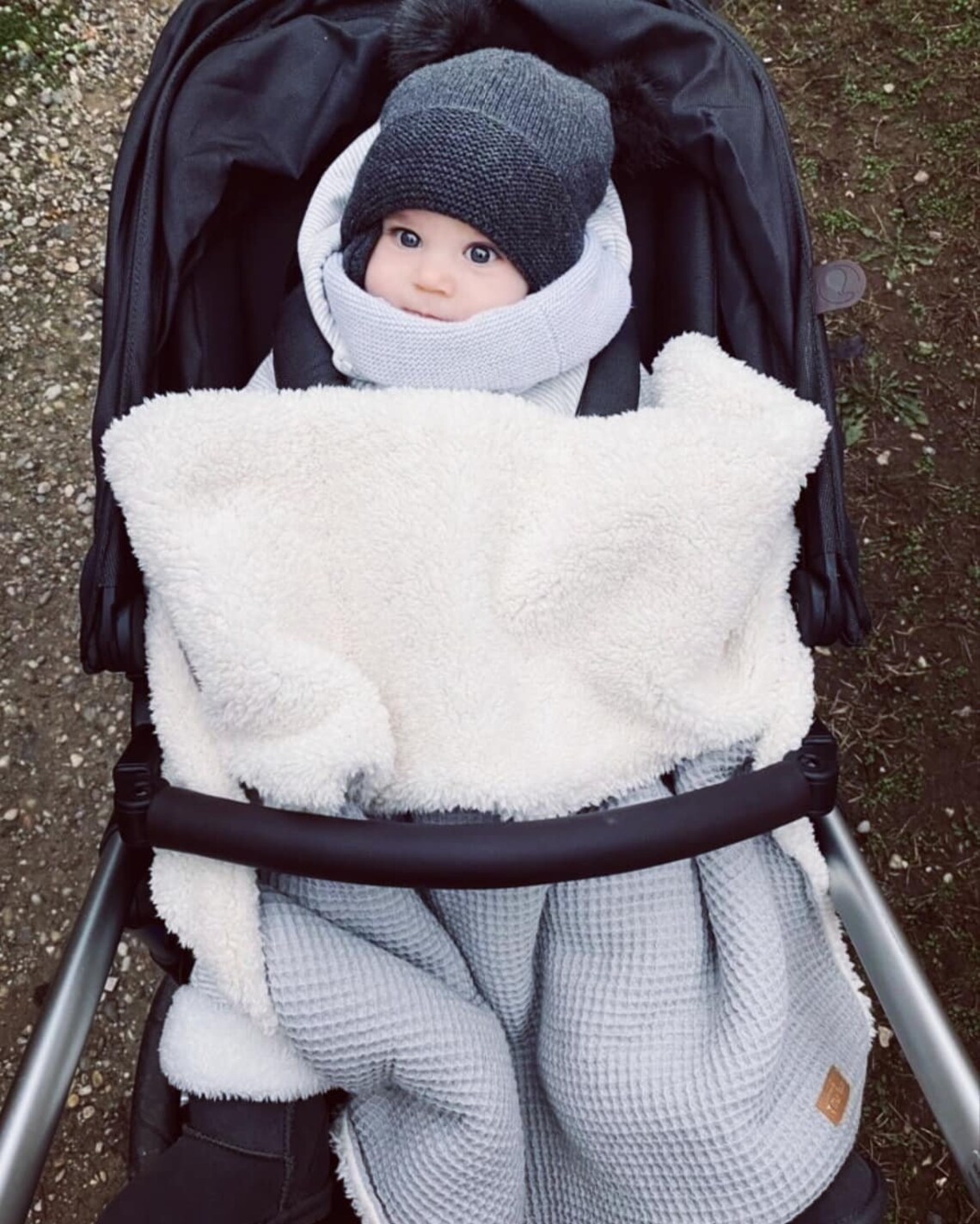 Personalized Winter Baby Blanket Cuddly Blanket stroller Etsy