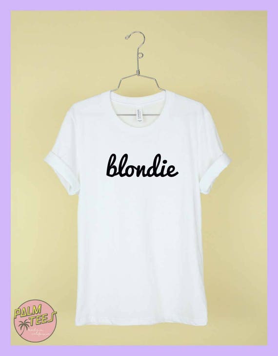 BLONDIE Shirt Unisex Tee Womens Mens Short Sleeve Crew Neck | Etsy