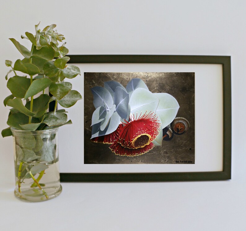Crimson Spark A5 Poster Print