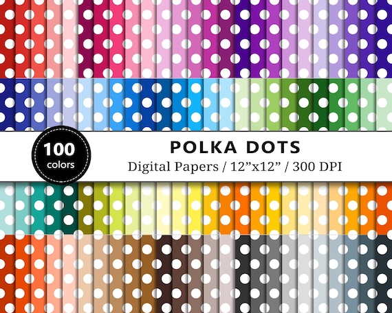 Polka Dot Scrapbook Paper Multicolor Polka Dot Pattern Craft Paper pad | Do 9+ Thousand Polka Dot Pattern Multi Color Royalty-Free Images
