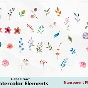 Watercolor Floral Clipart, Hand Painted Bouquet, Roses, Download Clipart, Pink Floral Clip Art, Floral Frame Arrangements, Commercial Use