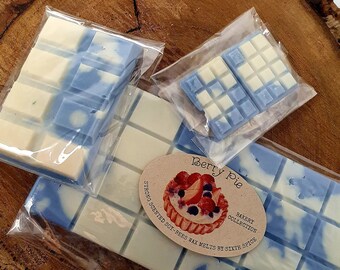 Berry Pie Snap bar wax melts Zero waste soy beeswax blend eco friendly food scented wax melt bar - Handmade in Australia by Sixth Spice