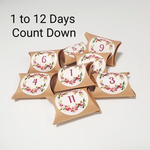 Soy Wax Melt Advent Calendar - Count down to Christmas with 12 or 24 days- A fun advent calender for adults - Ready to ship today!