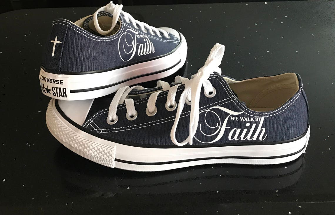 walk by faith sneakers