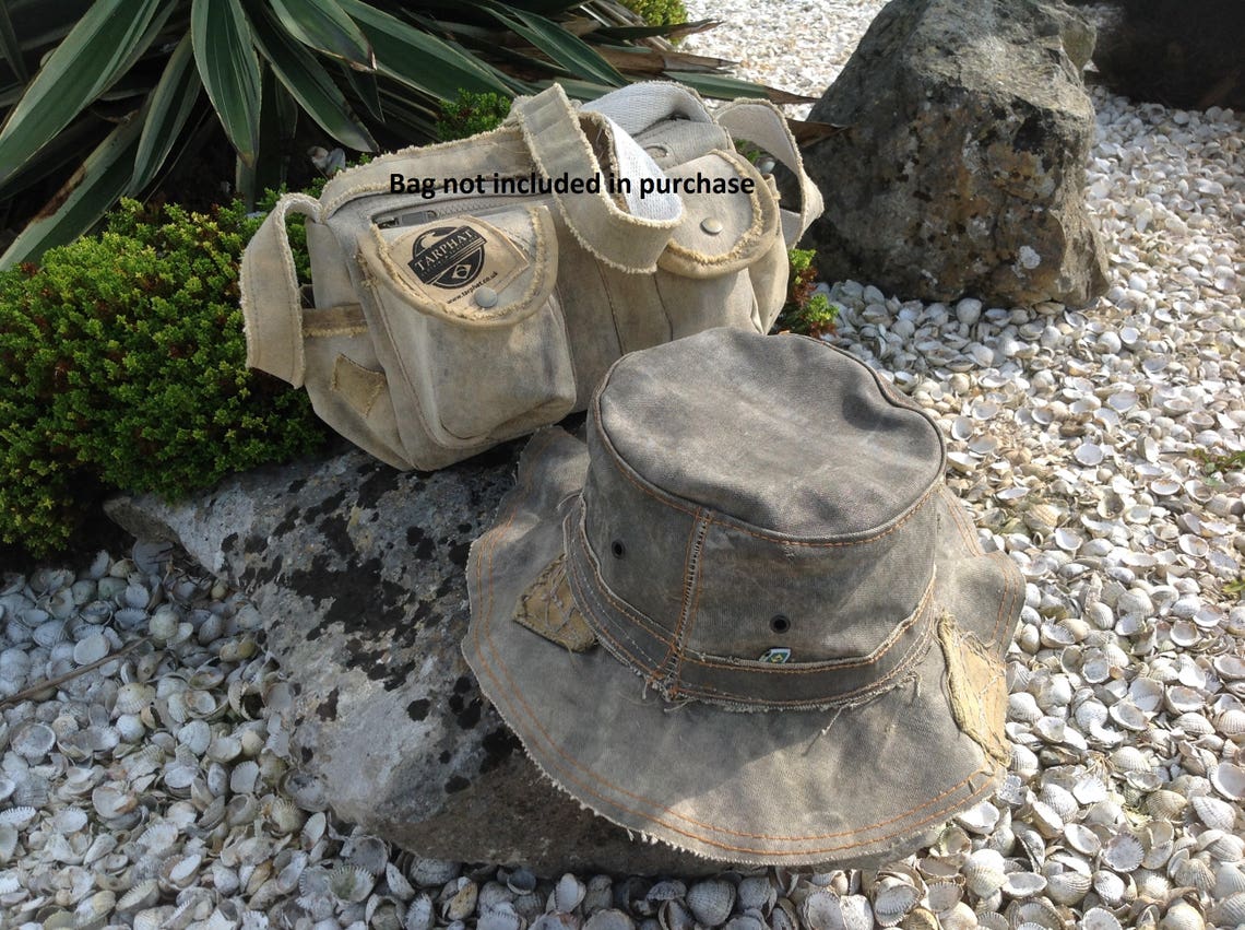 Floppy Tarp Hat ,made From Recycled Truck Tarpaulins From Brazil Each