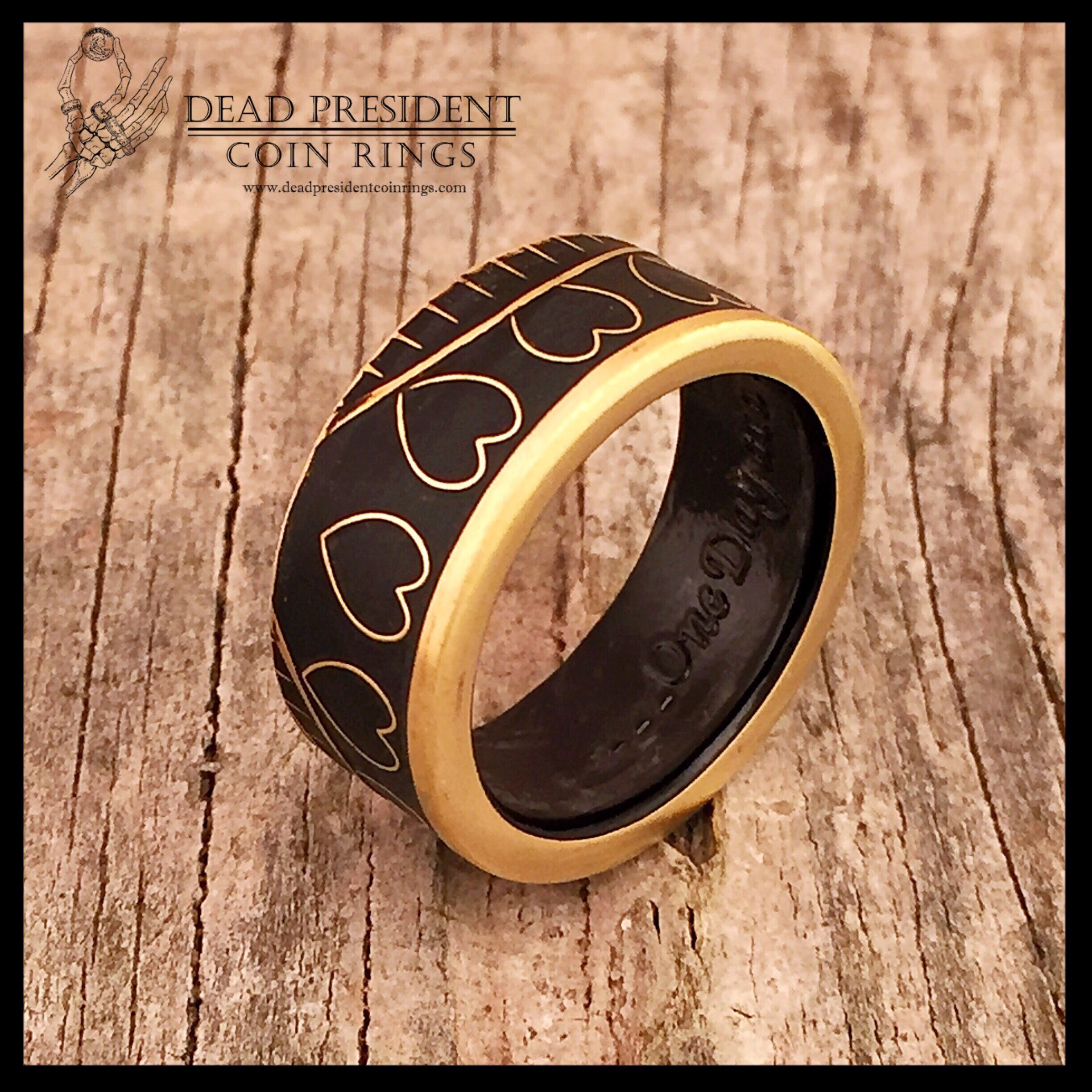 Black Heart Ring Size 8 Verjaardag Kerstmis Etsy