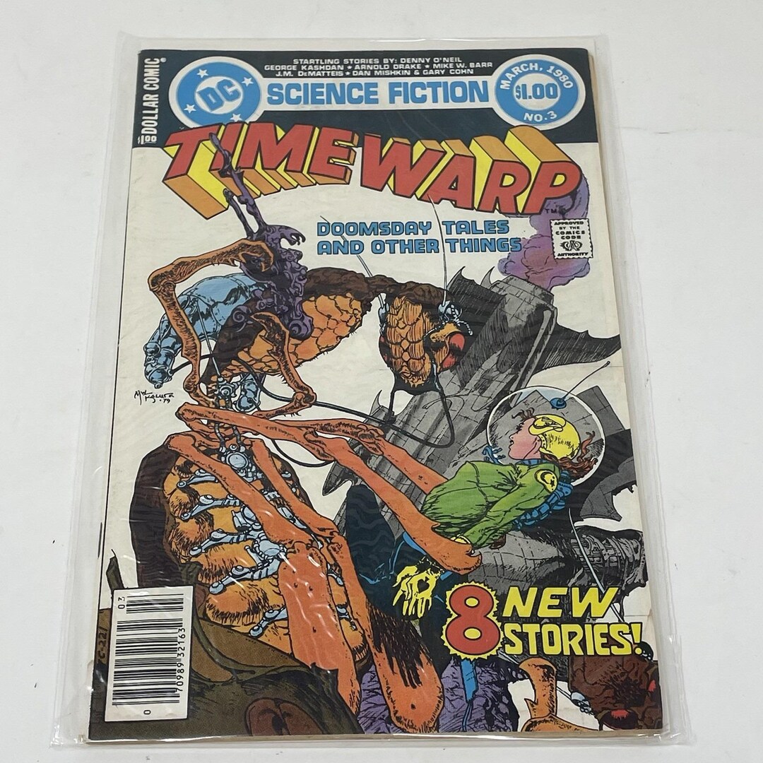Time Warp #3 Vol. 1 1980 DC Comics Newsstand Comic Book Vintage Science ...