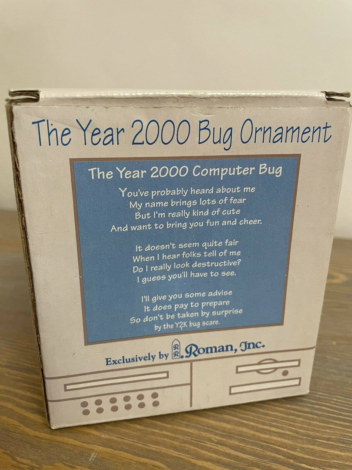 Y2K Collectible Ornament Year 2000 Bug Millennial New Year Etsy